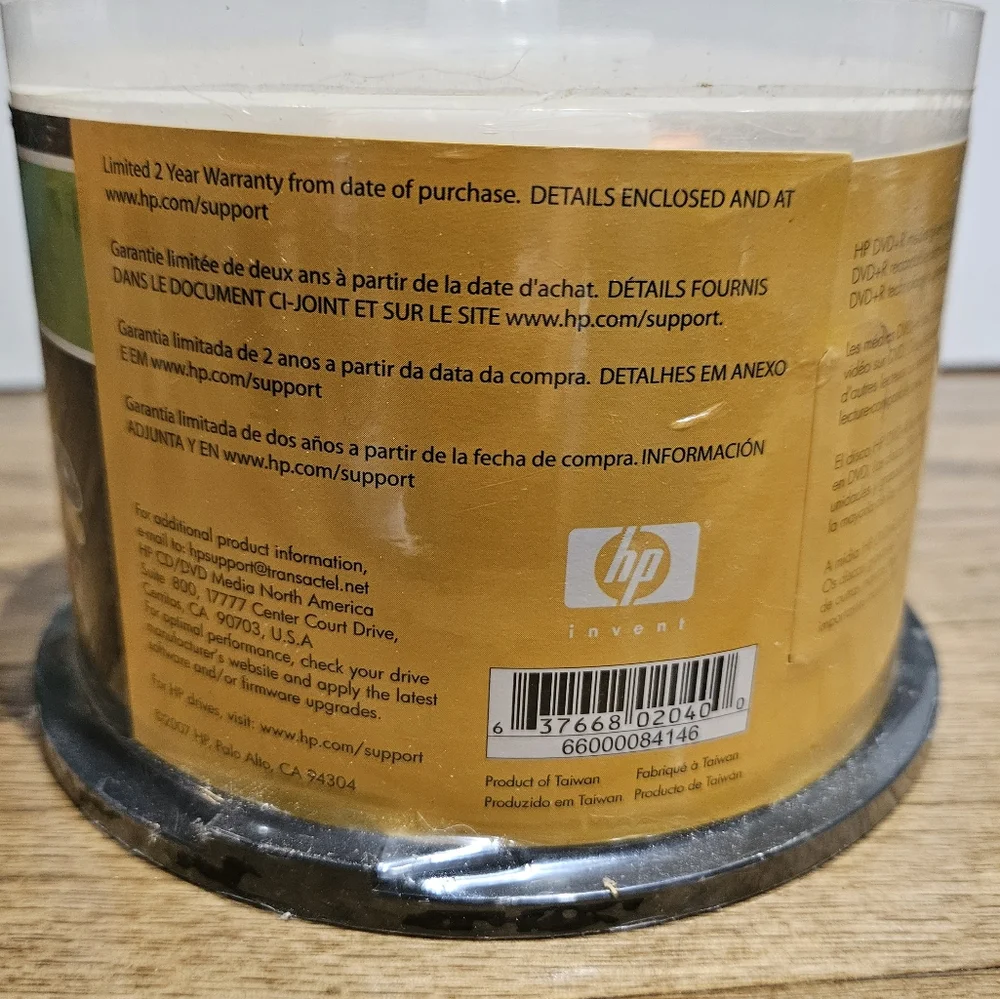 HP- DVD Recordable Media - DVD R - 16x - 4.70 GB - 50 Pack Spindle